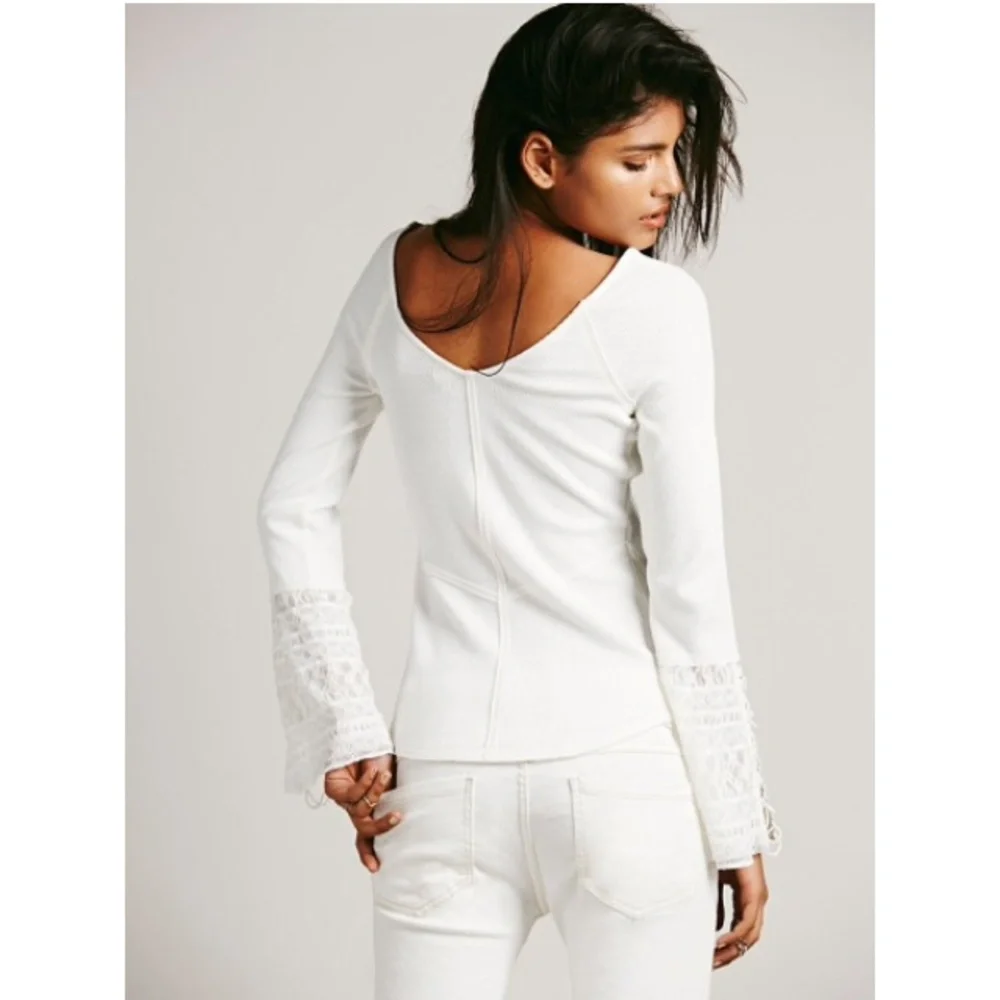 Free people juliet cuff thermal top